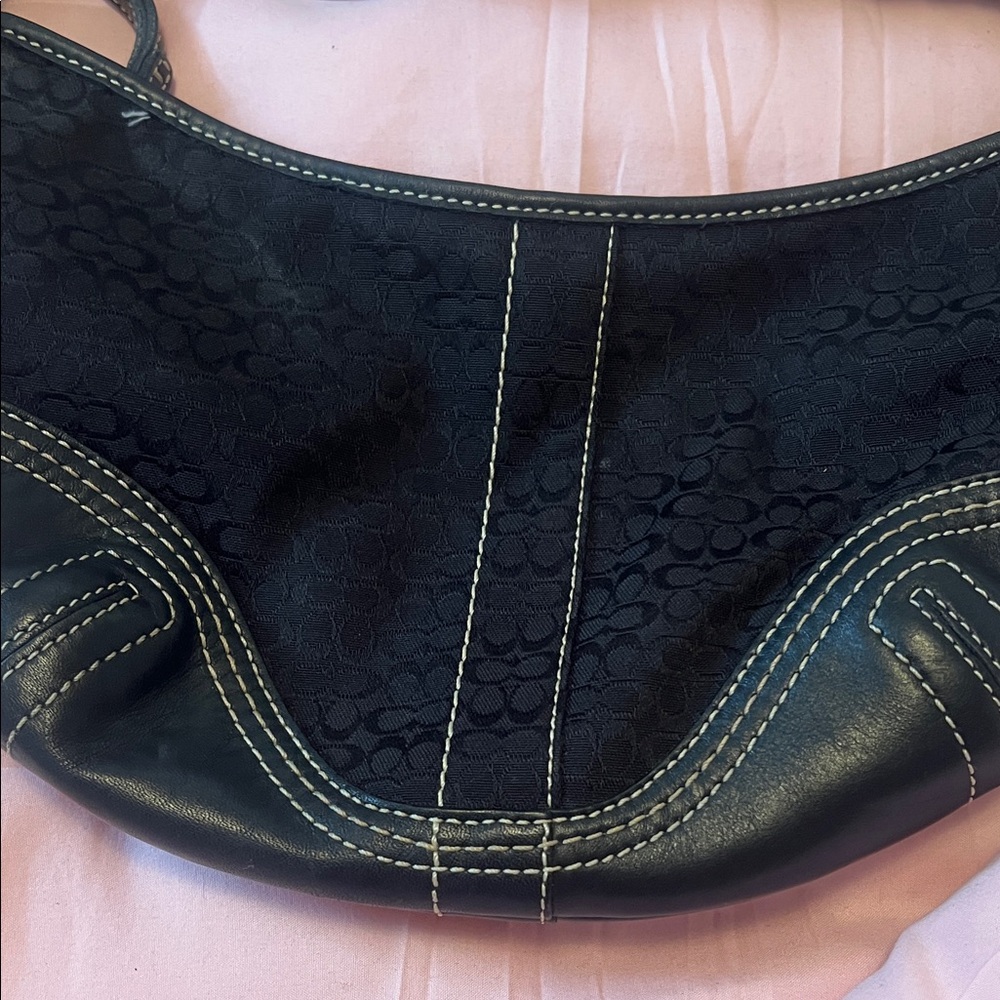 Coach Black Hobo Bag